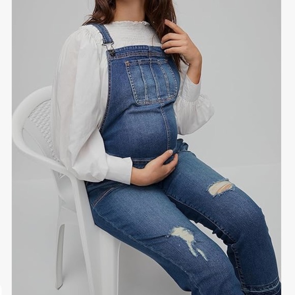 Motherly brand maternity overalls - Picture 3 of 4